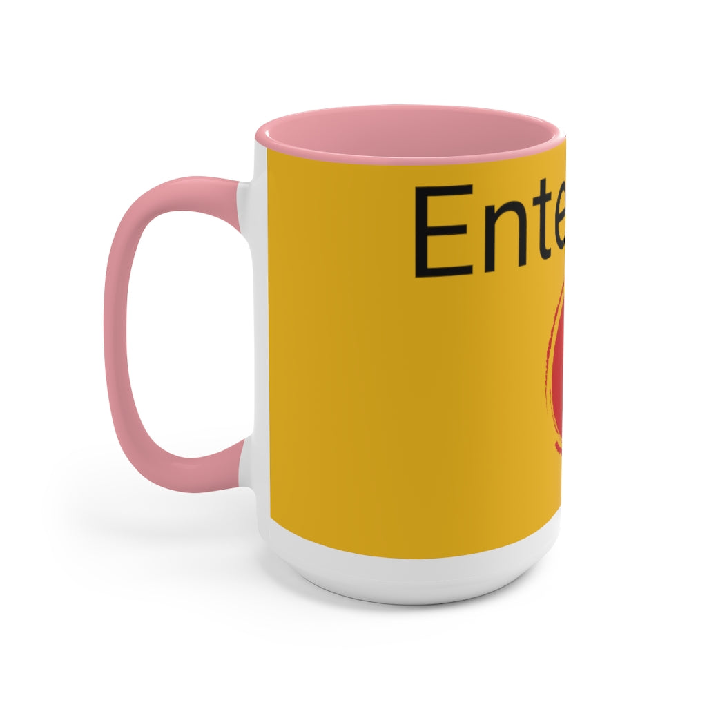 Two-Tone Coffee Mugs, 15oz