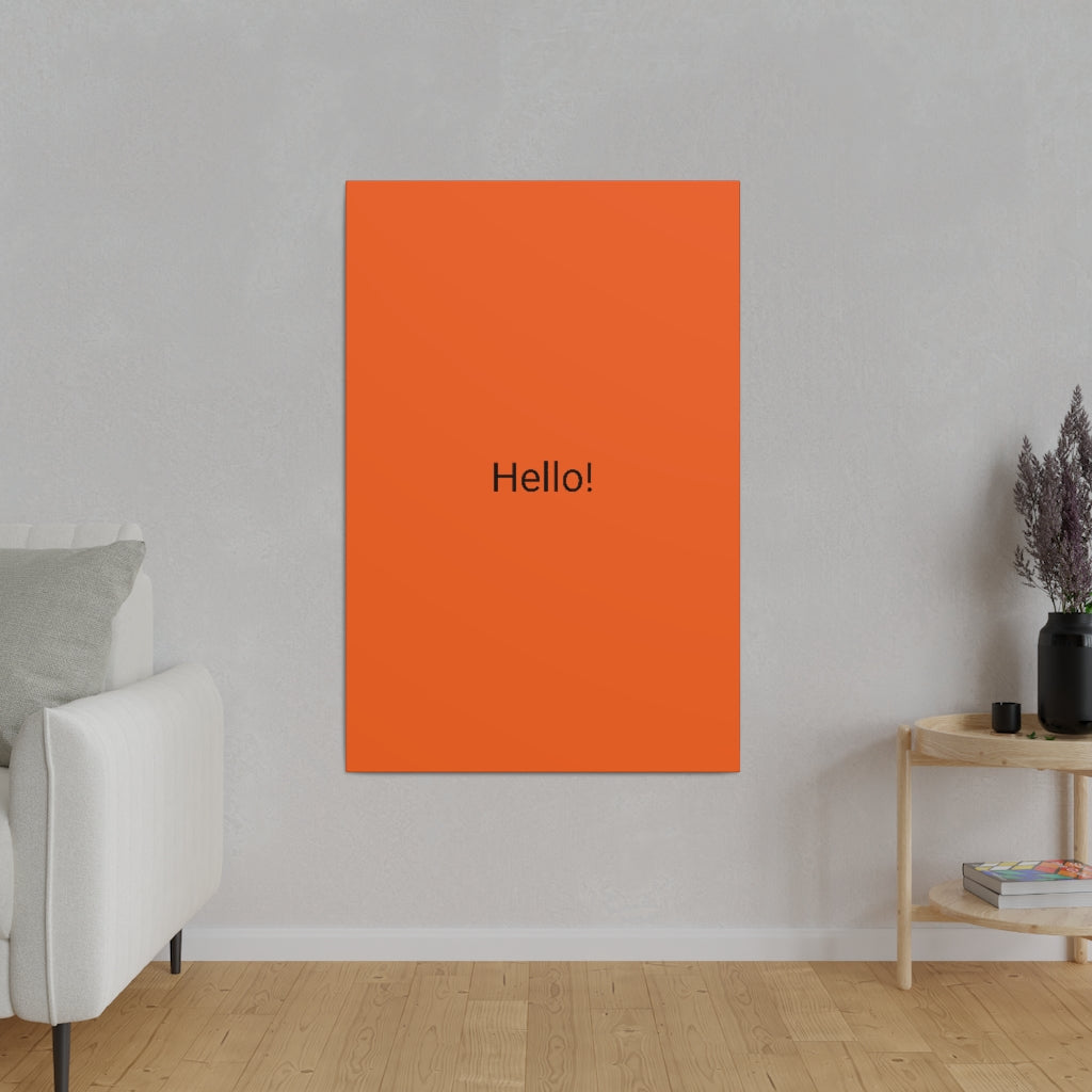 Matte Canvas, Stretched