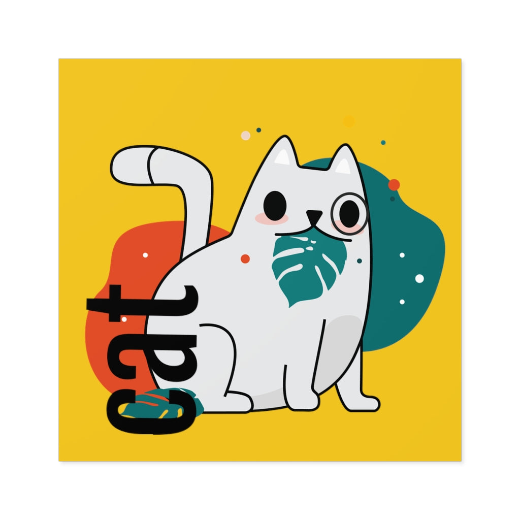 Square Stickers, Indoor/Outdoor