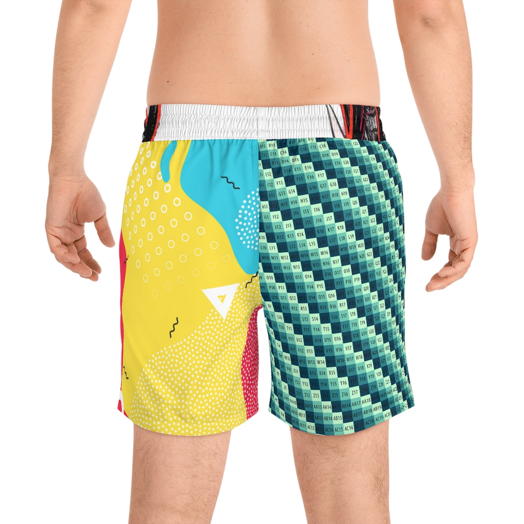 Men's Mid-Length Swim Shorts (AOP)