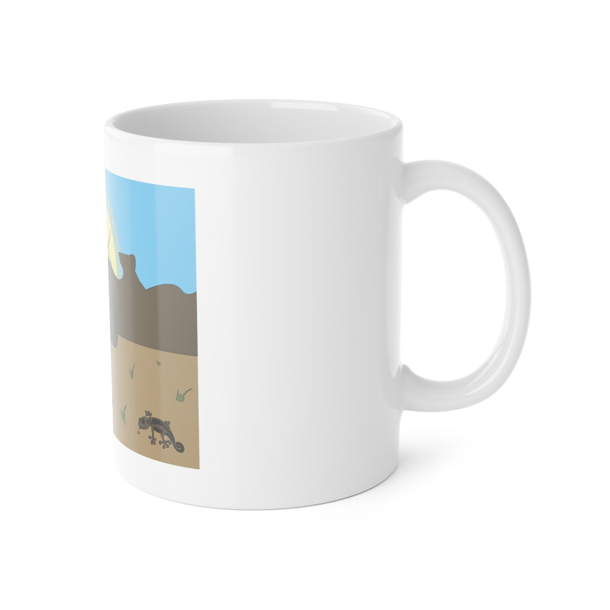 White Ceramic Mug, 11oz