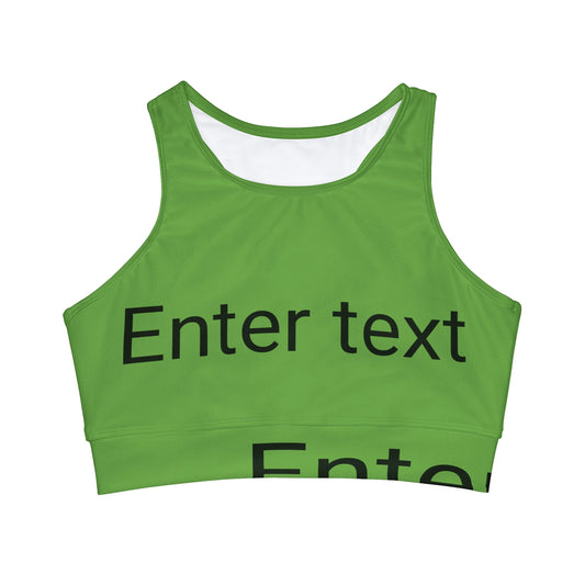 High Neck Crop Bikini Top