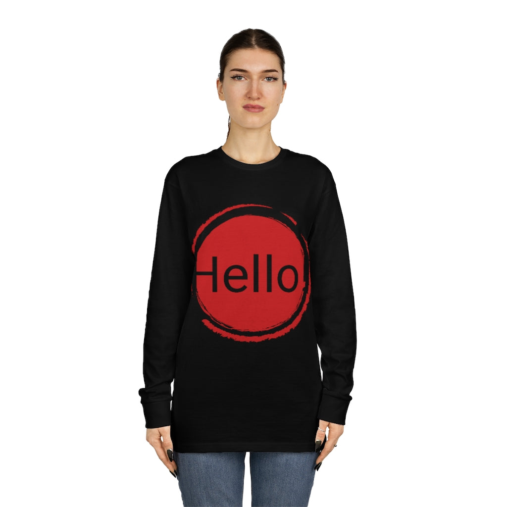 Unisex Long Sleeve Crewneck Tee