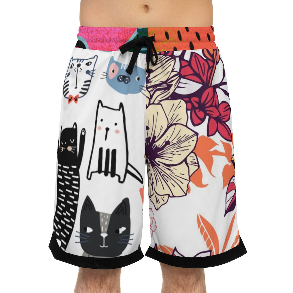 Basketball Rib Shorts (AOP)