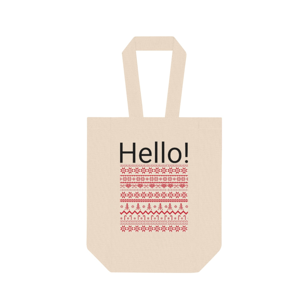 Double Wine Tote Bag
