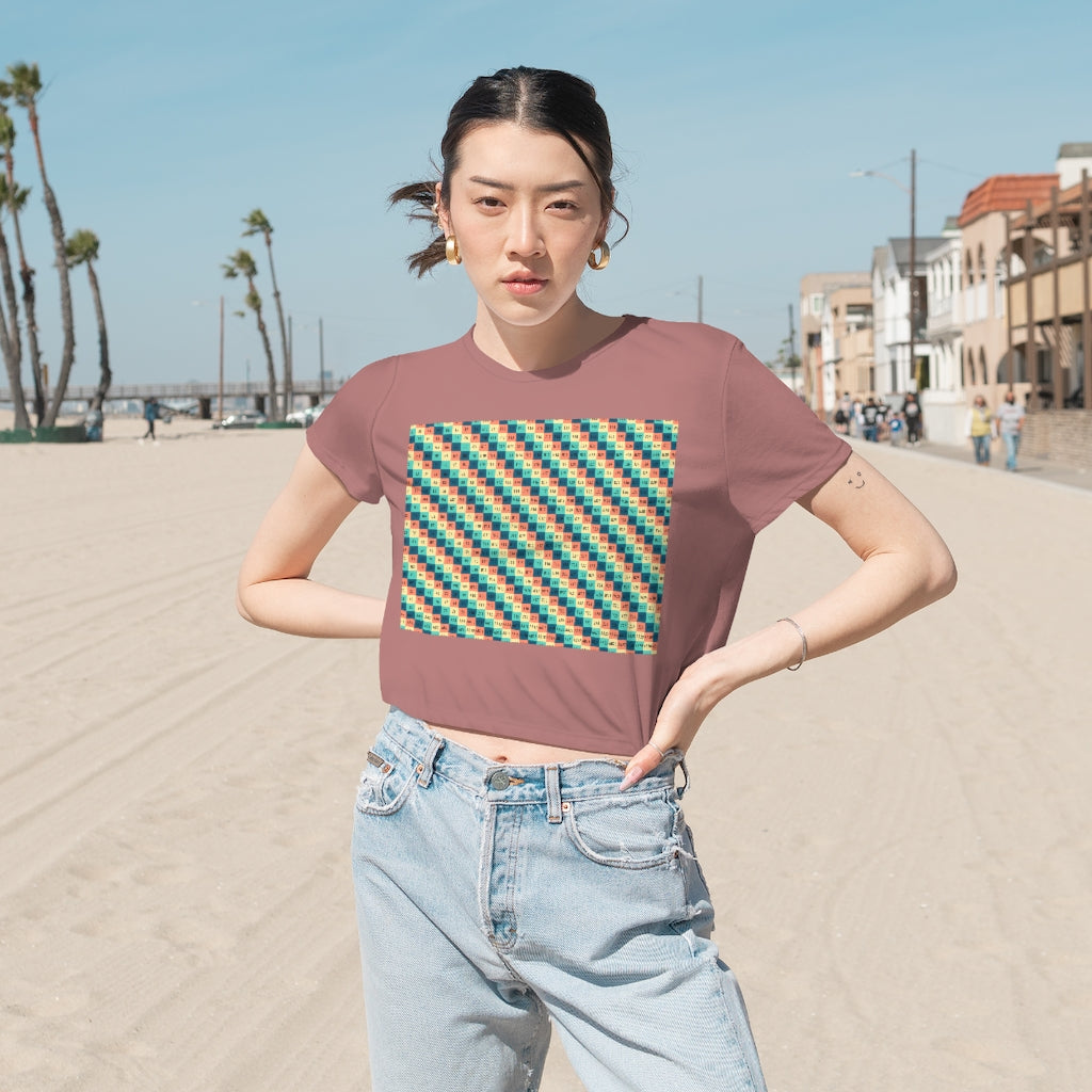 Women's Flowy Cropped Tee