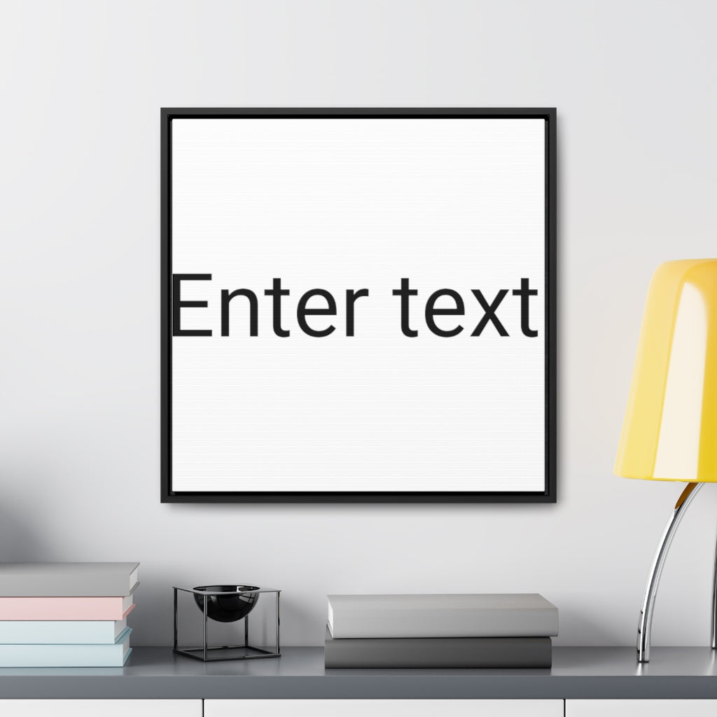 Gallery Canvas Wraps, Square Frame