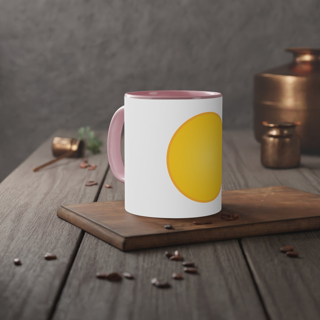 White Accent Mug, 11oz