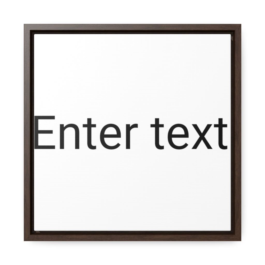 Gallery Canvas Wraps, Square Frame