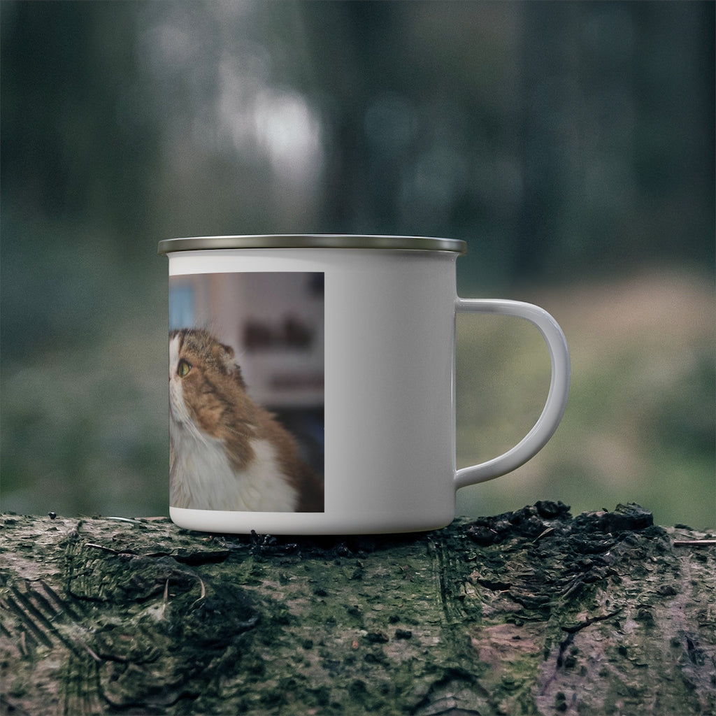 dan test Enamel Camping Mug 2