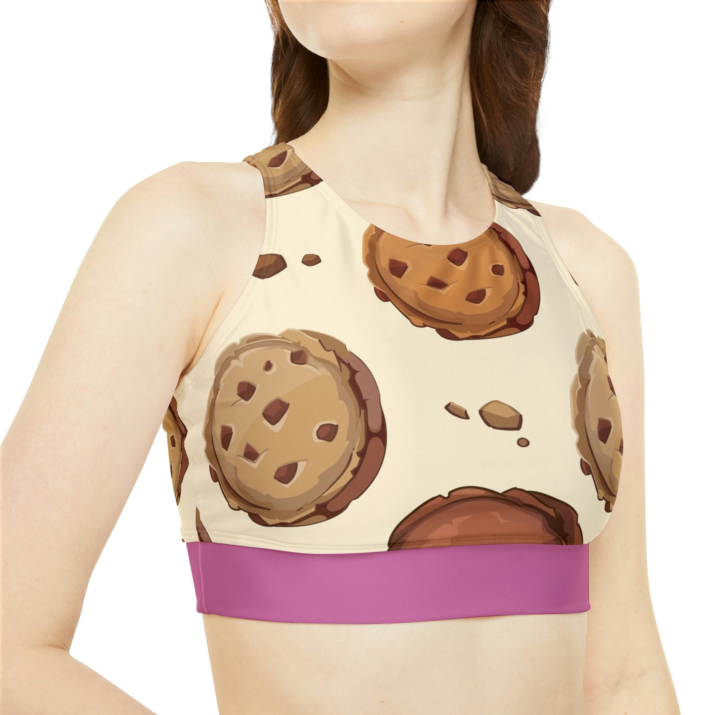 High Neck Crop Bikini Top