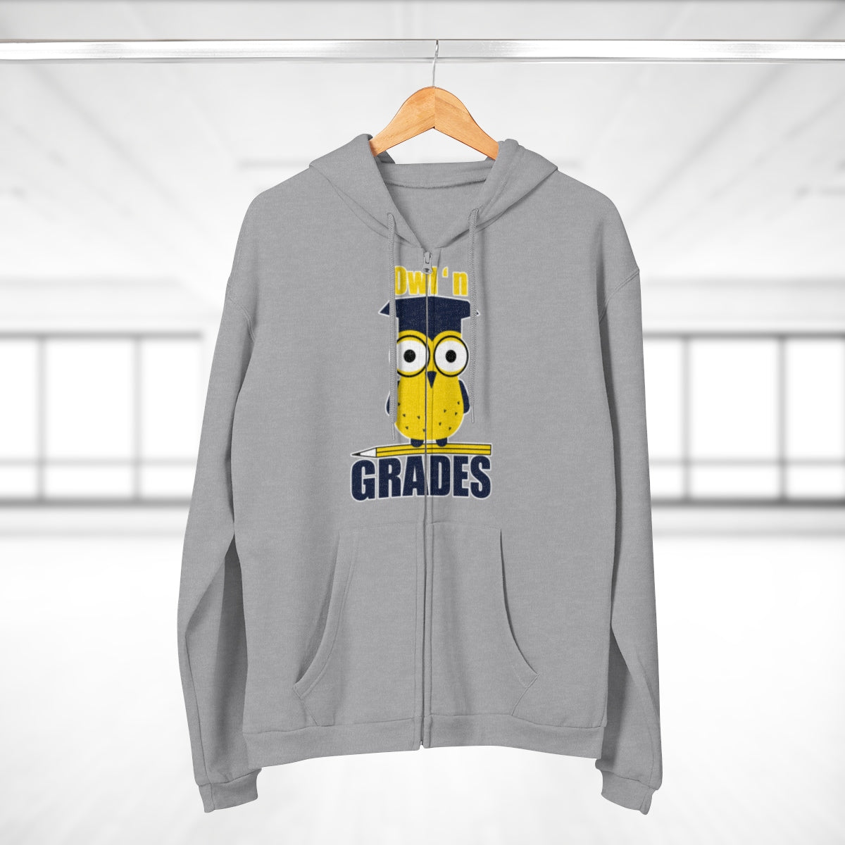 Unisex Hooded Zip Sweatshirt