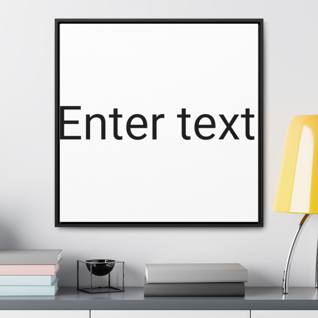 Gallery Canvas Wraps, Square Frame