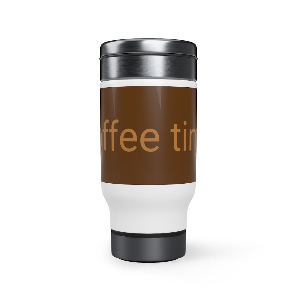 Stainless Steel Travel Mug with Handle, 14oz