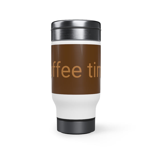 Stainless Steel Travel Mug with Handle, 14oz