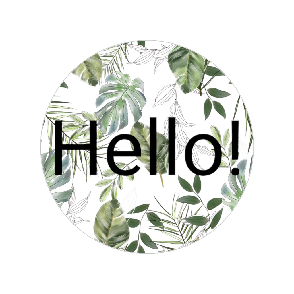 Transparent Outdoor Stickers, Round
