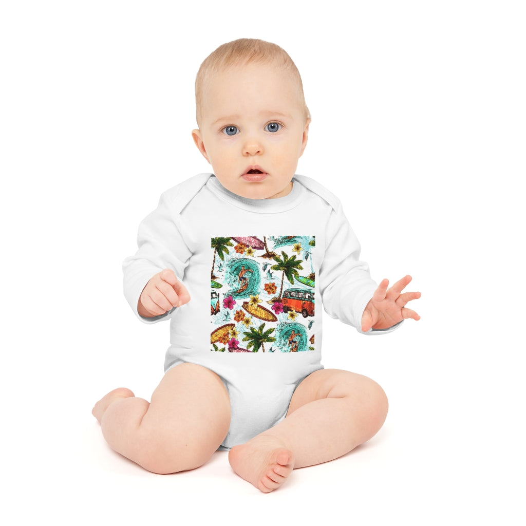Baby Long-Sleeve Organic  Bodysuit