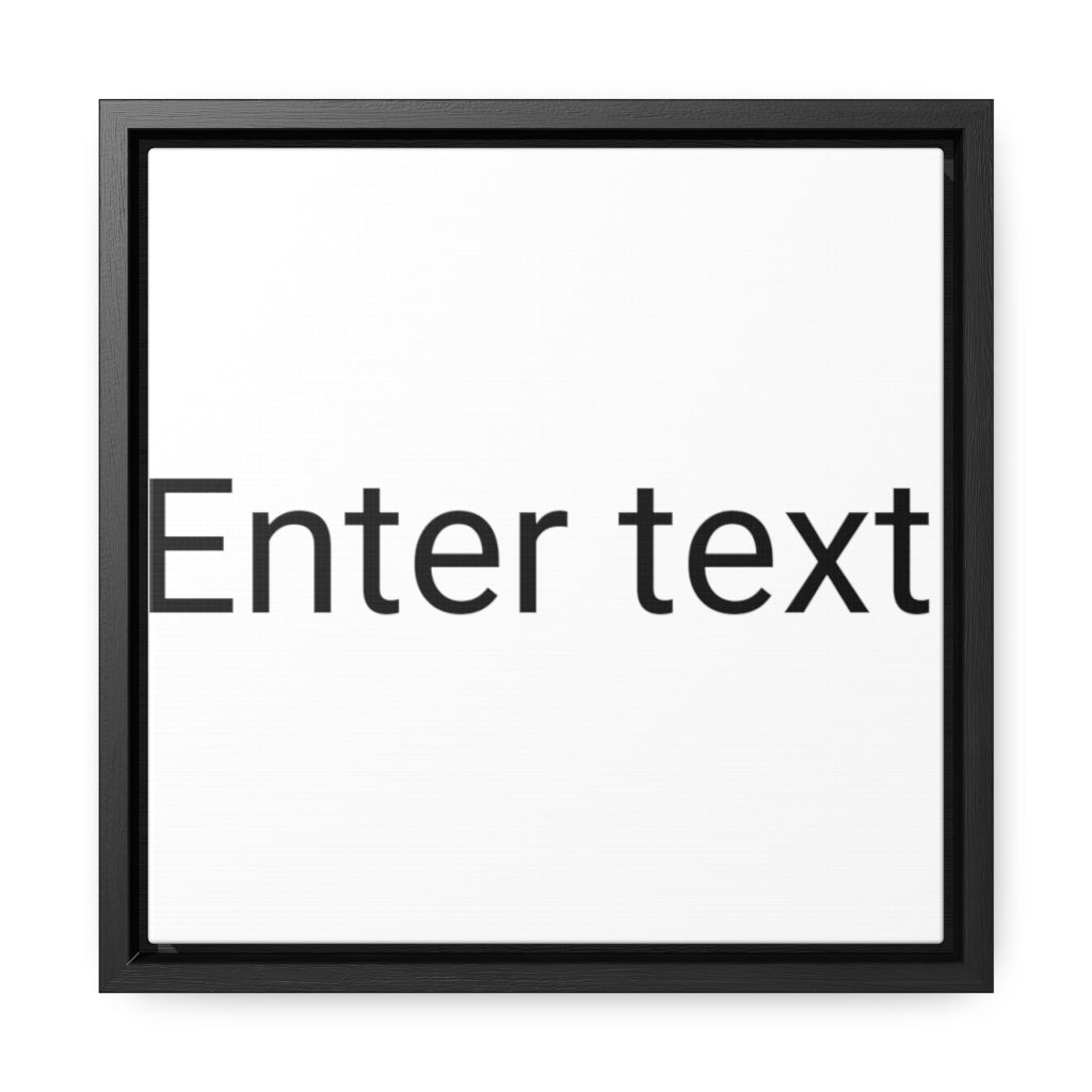 Gallery Canvas Wraps, Square Frame
