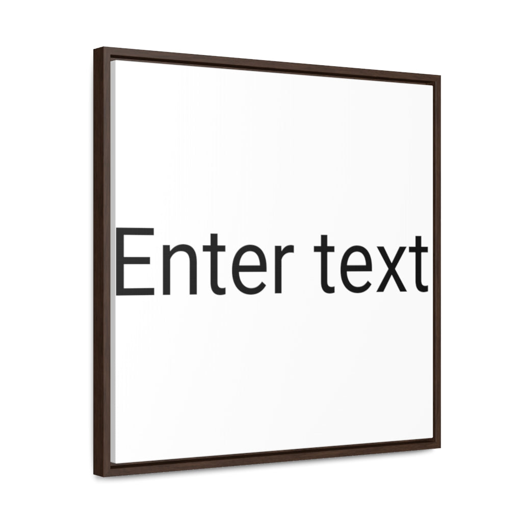 Gallery Canvas Wraps, Square Frame