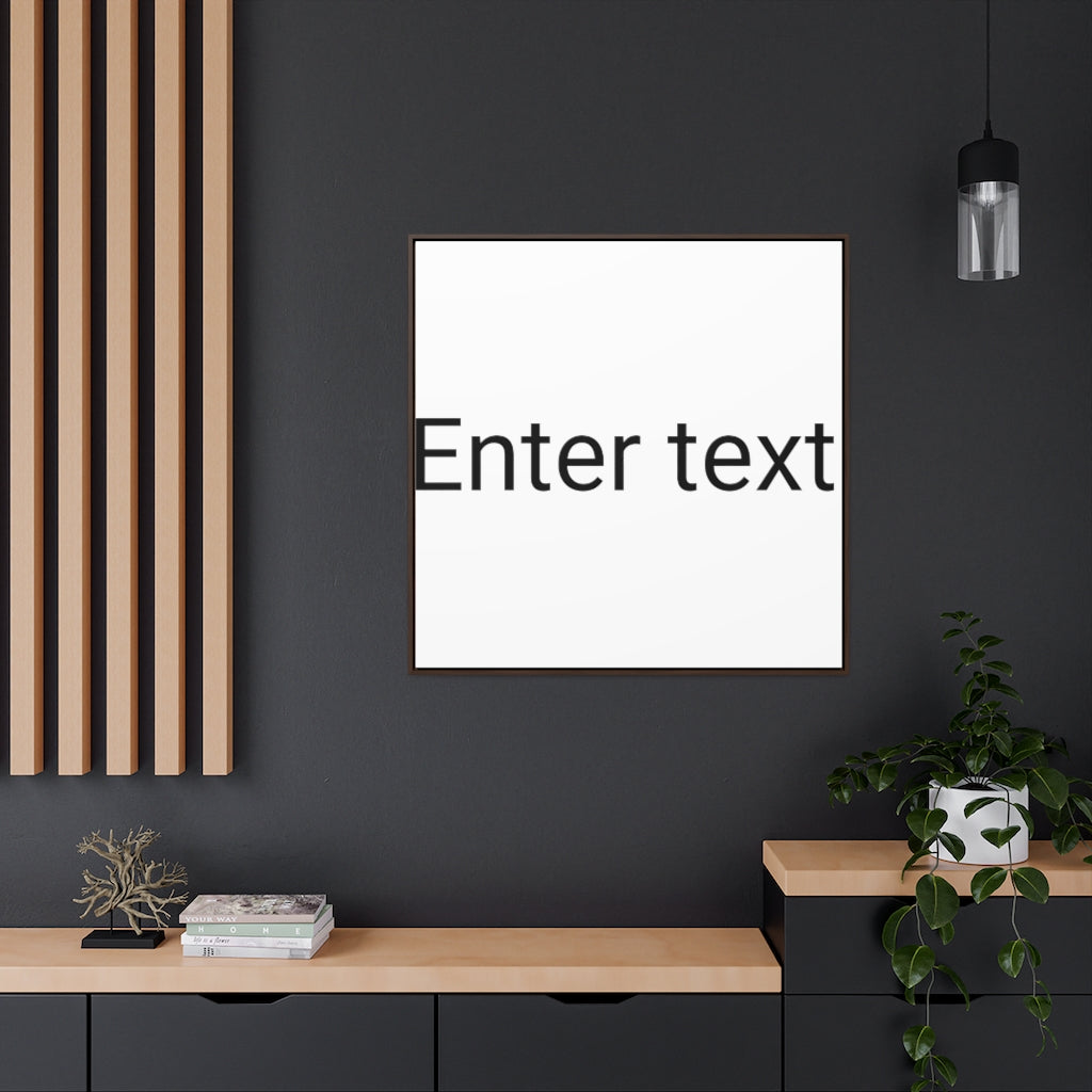 Gallery Canvas Wraps, Square Frame