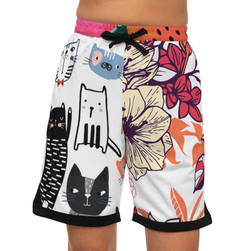 Basketball Rib Shorts (AOP)