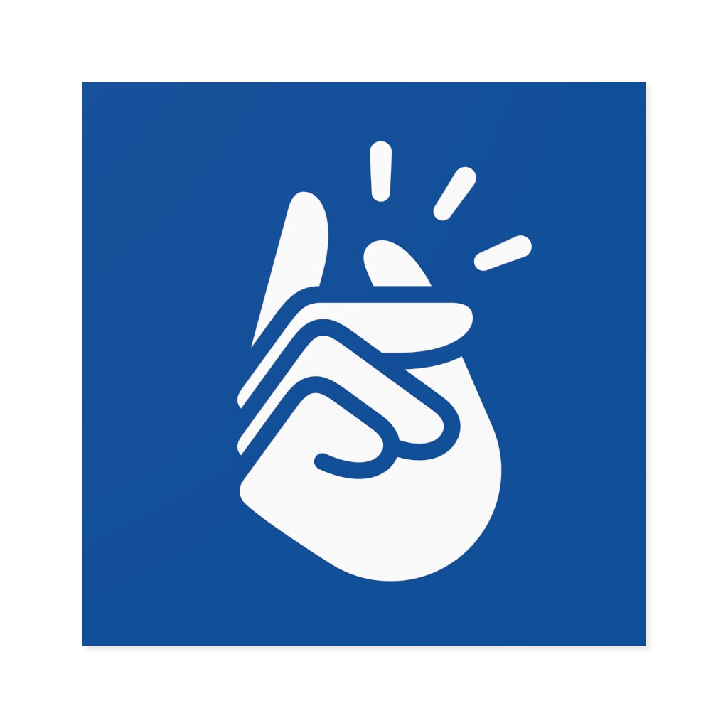 Square Stickers, Indoor/Outdoor