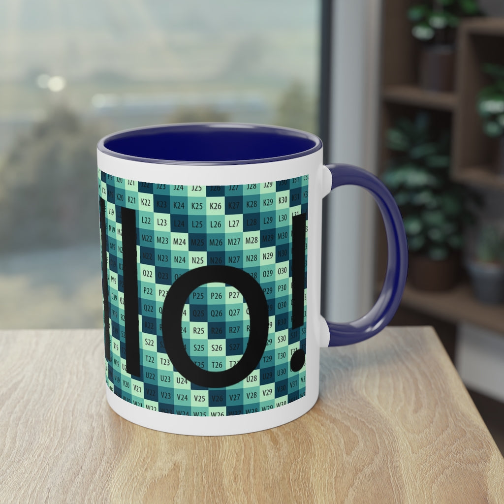 Two-Tone Coffee Mug, 11oz