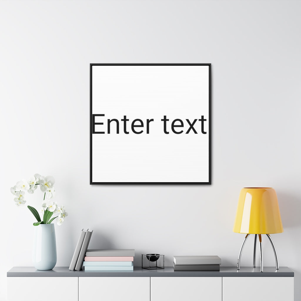 Gallery Canvas Wraps, Square Frame