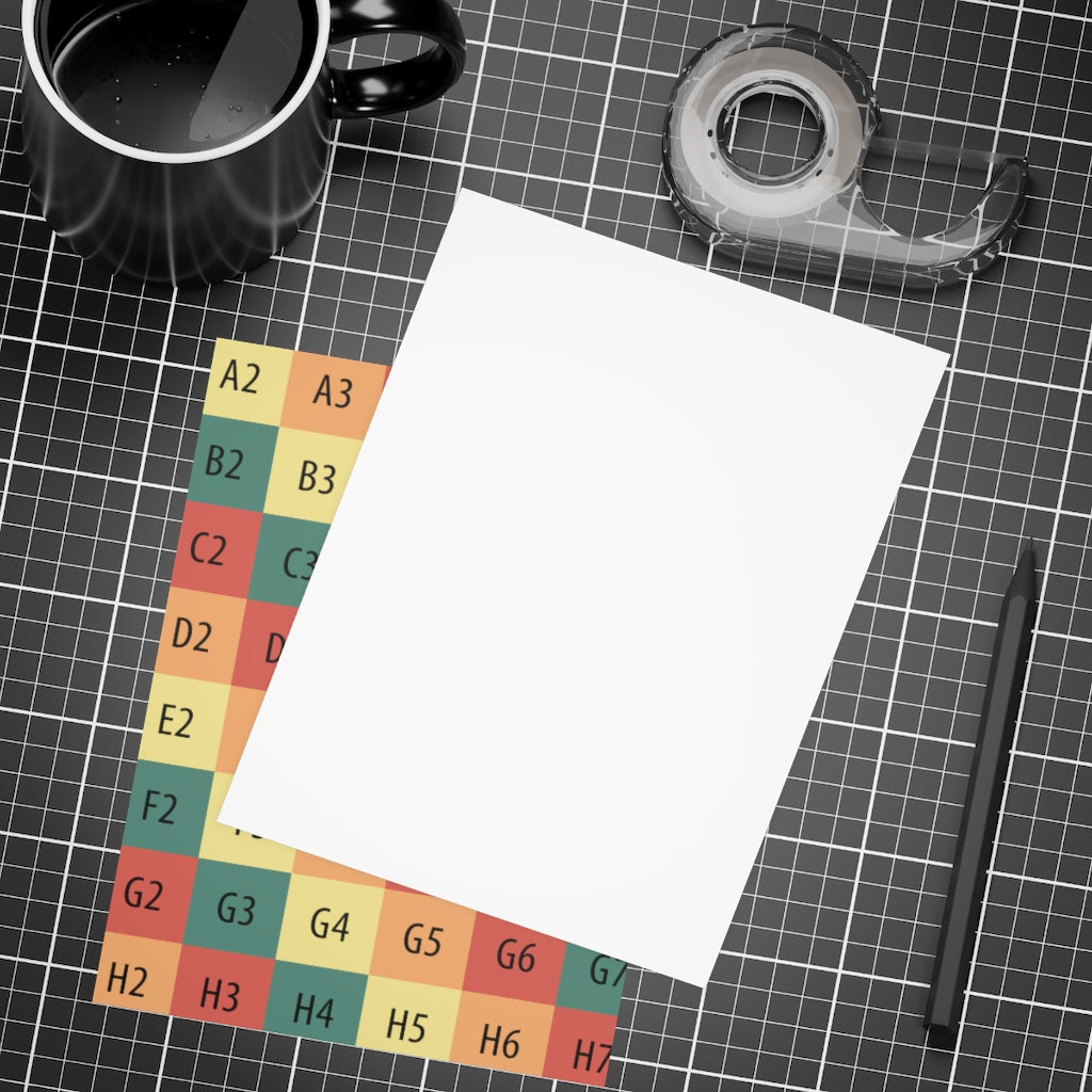 Unfolded Greeting Cards (10, 30, and 50pcs)