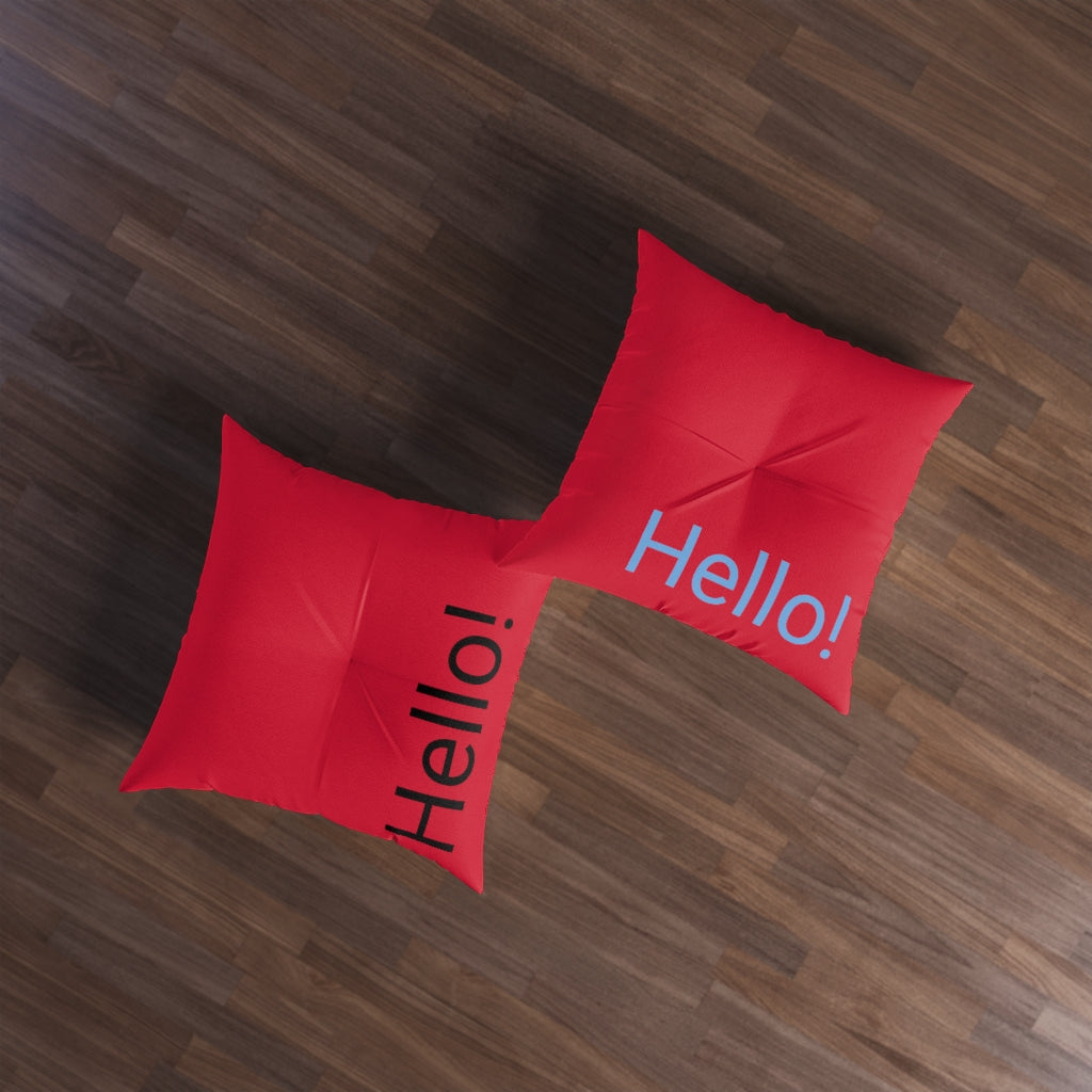 Tufted Floor Pillow, Square