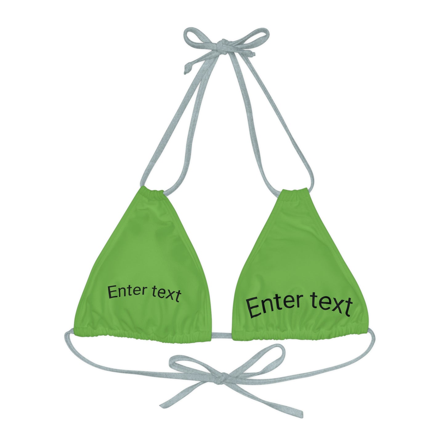 Strappy Triangle Bikini Top