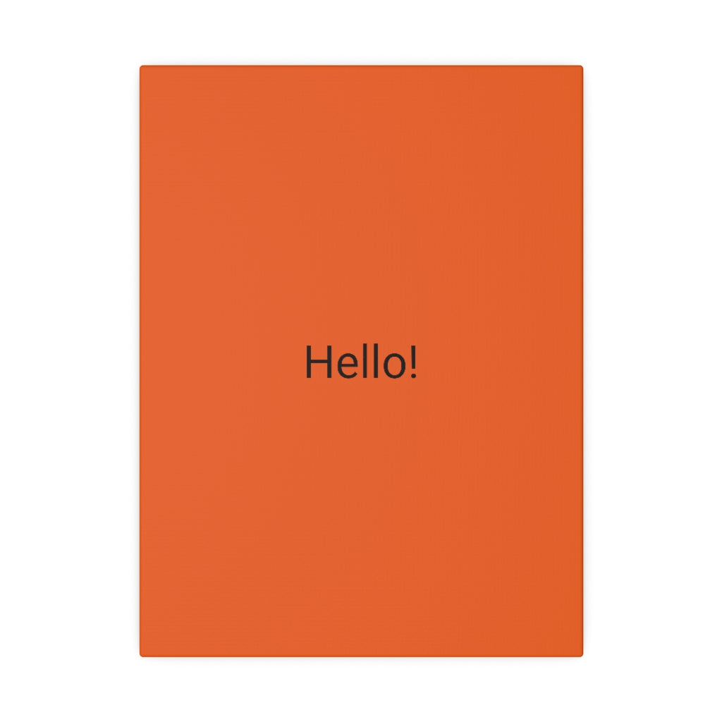 Matte Canvas, Stretched