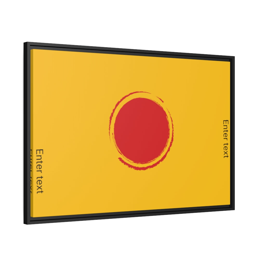 Matte Canvas, Black Frame