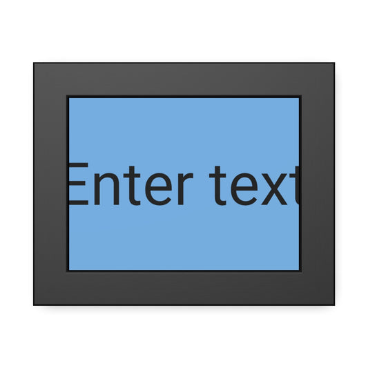 Framed Paper Posters