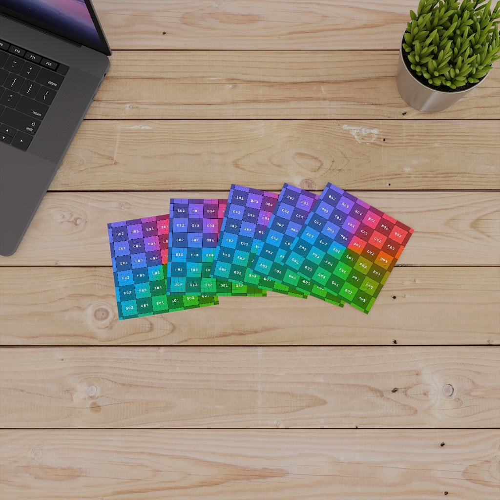 Laminate Stickers, Square