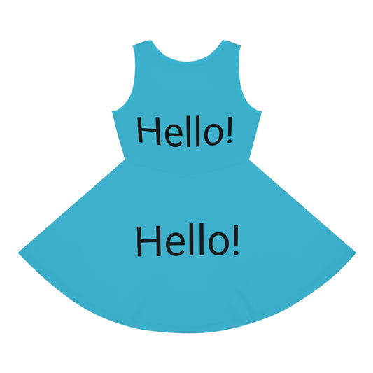 Girls' Sleeveless Sundress (AOP)