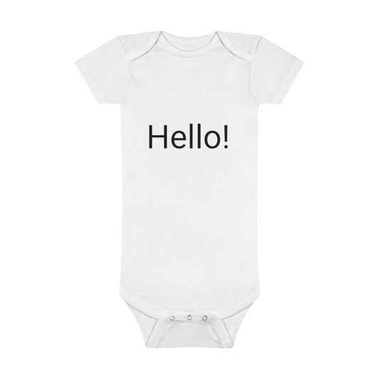 Organic Baby Bodysuit