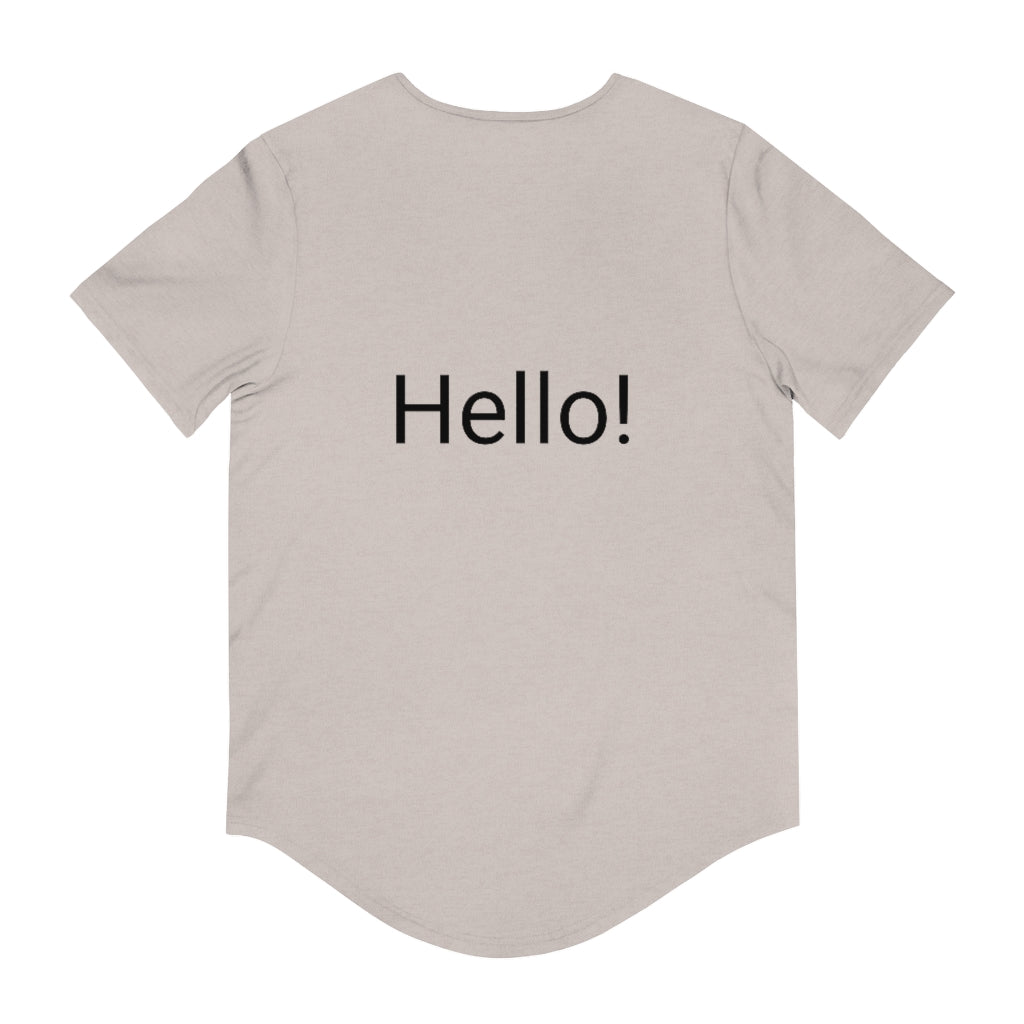 Men's Jersey Curved Hem Tee