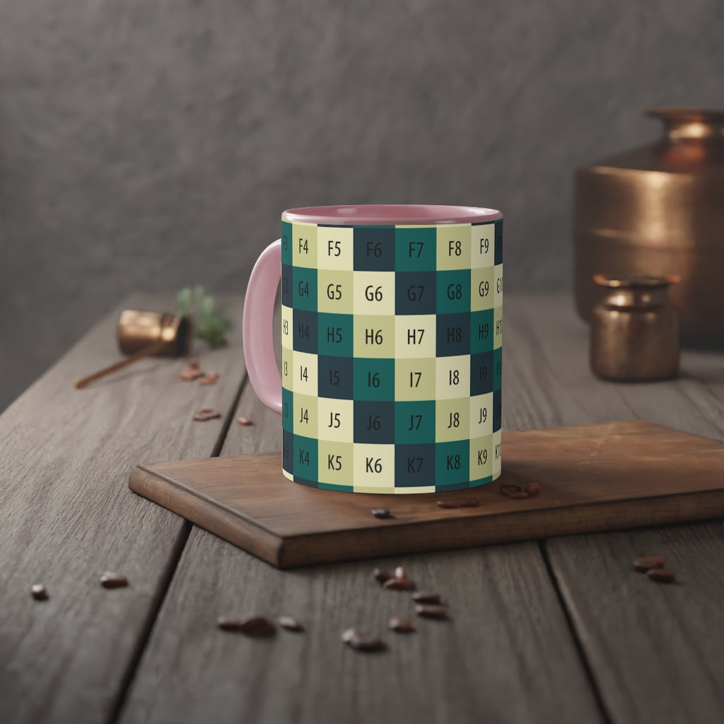 White Accent Mug, 11oz