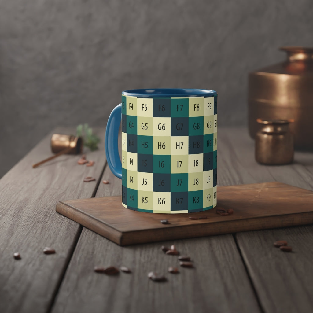 White Accent Mug, 11oz