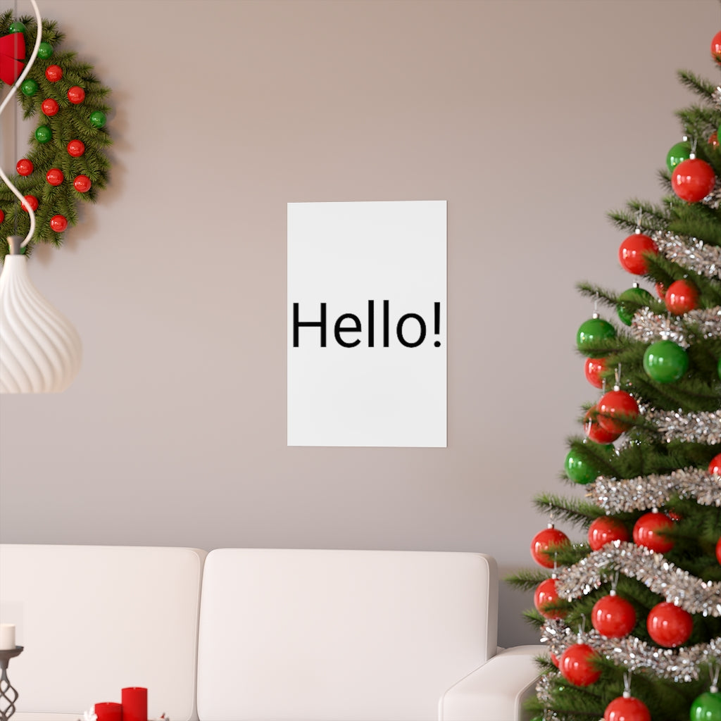 Premium Matte vertical posters