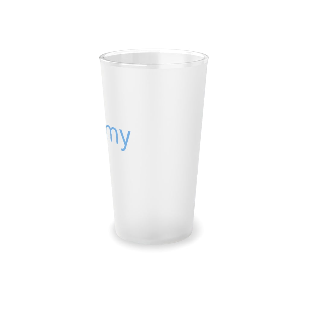 Frosted Pint Glass, 16oz