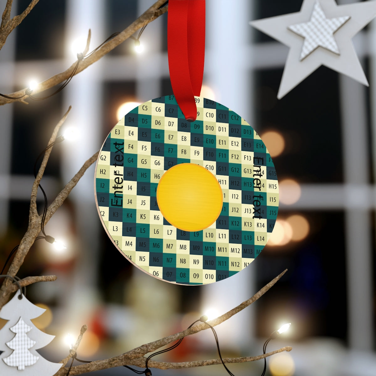 Plywood Ornaments (Round, Berlin)