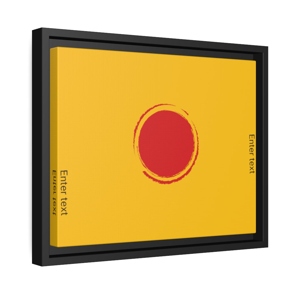 Matte Canvas, Black Frame