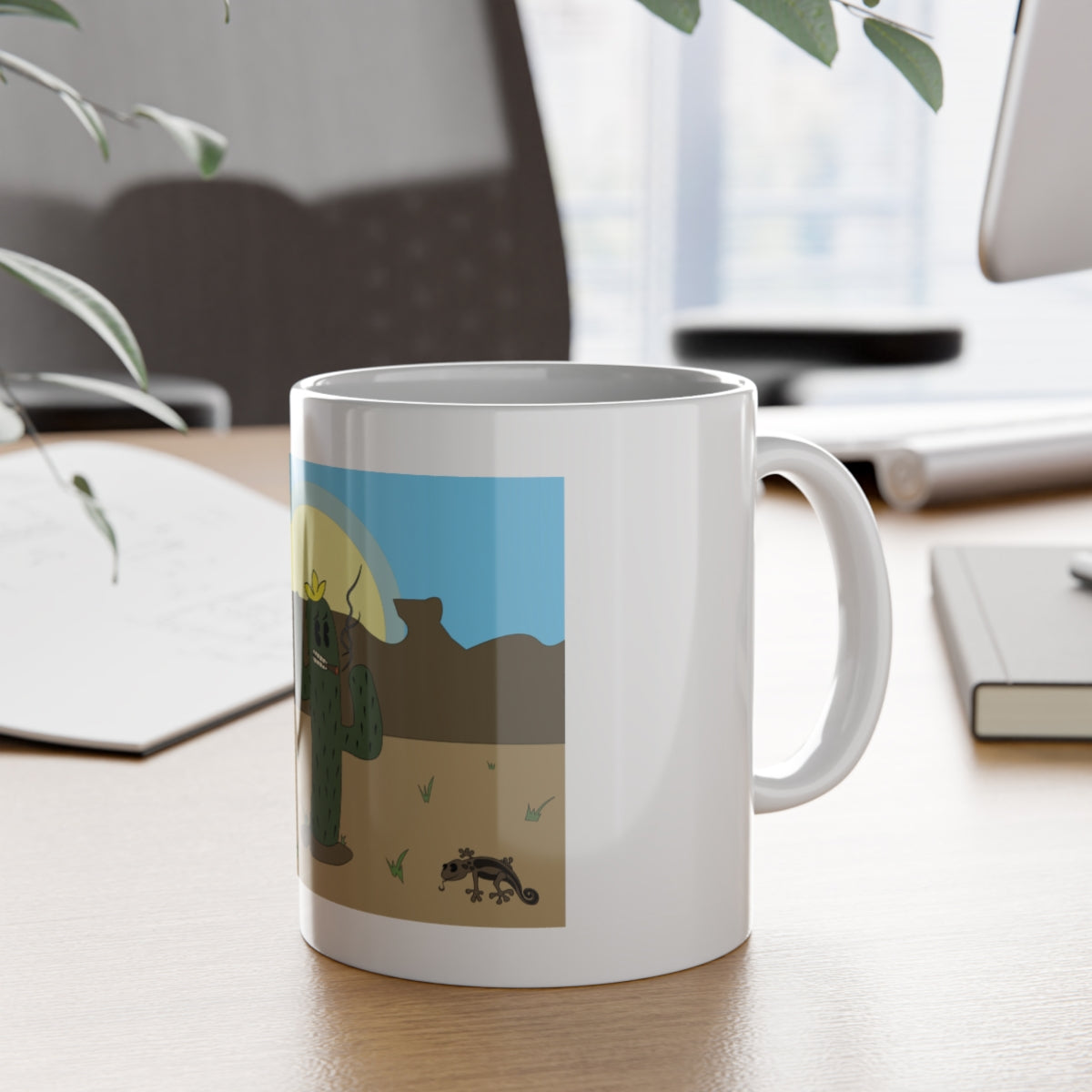 White Ceramic Mug, 11oz