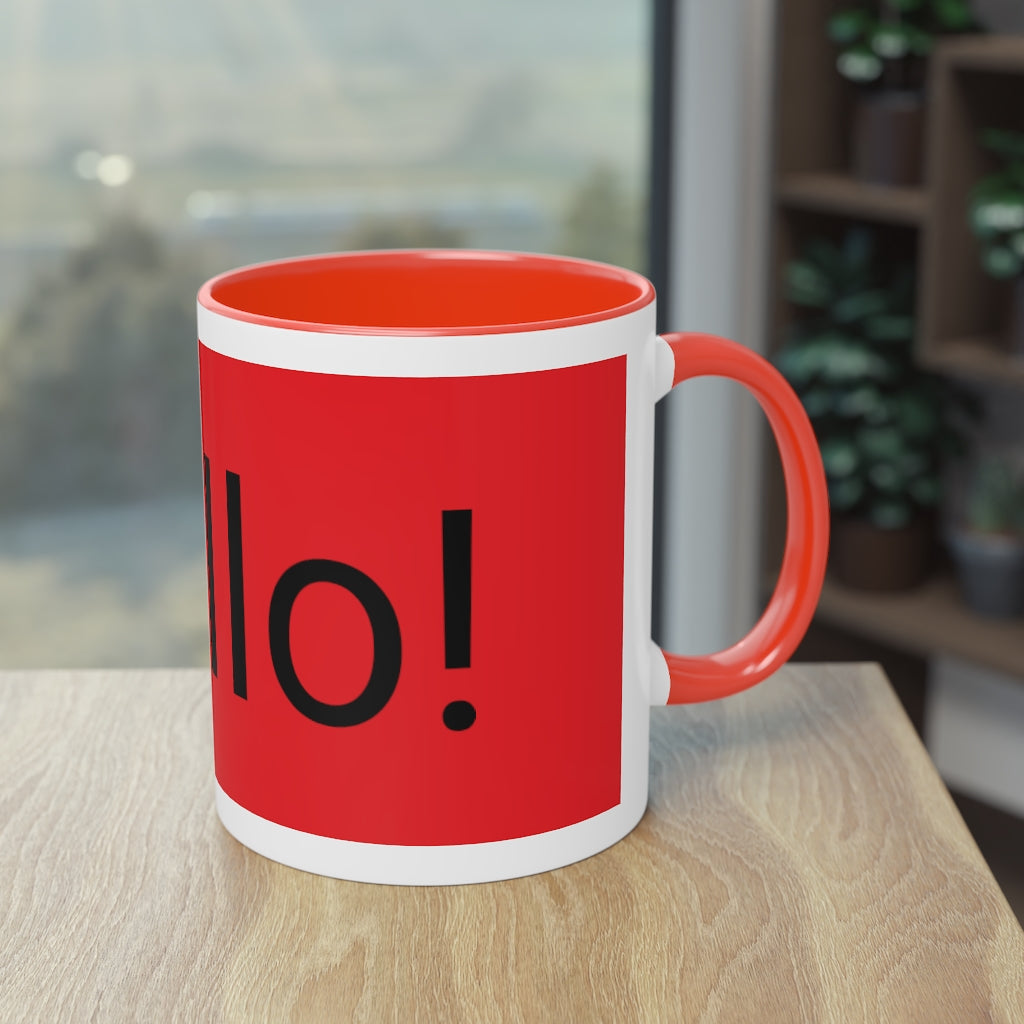 Two-Tone Coffee Mug, 11oz