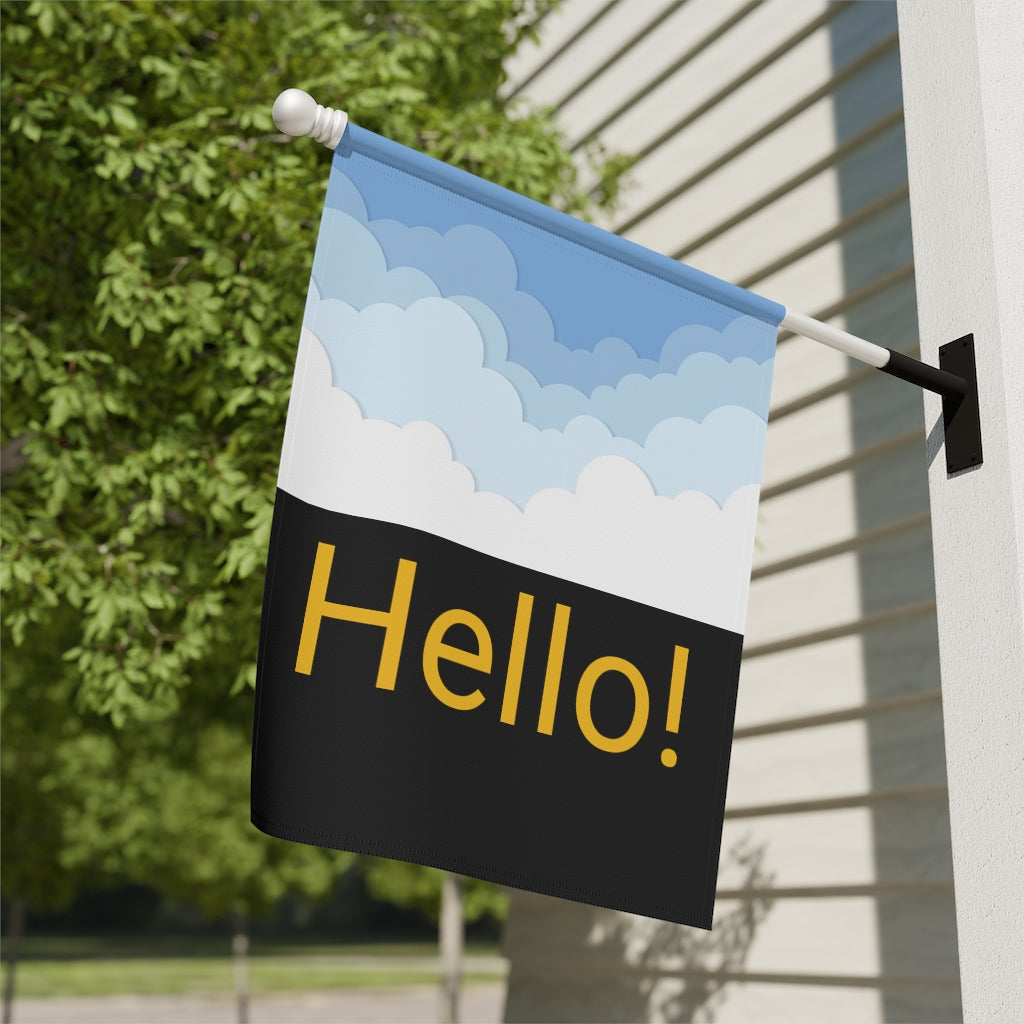 Garden House Flag (Front & Back Print)