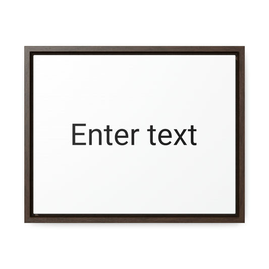 Gallery Canvas Wraps, Horizontal Frame