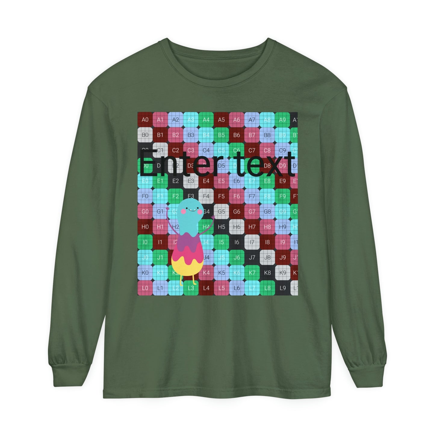 Unisex Garment-dyed Long Sleeve T-Shirt