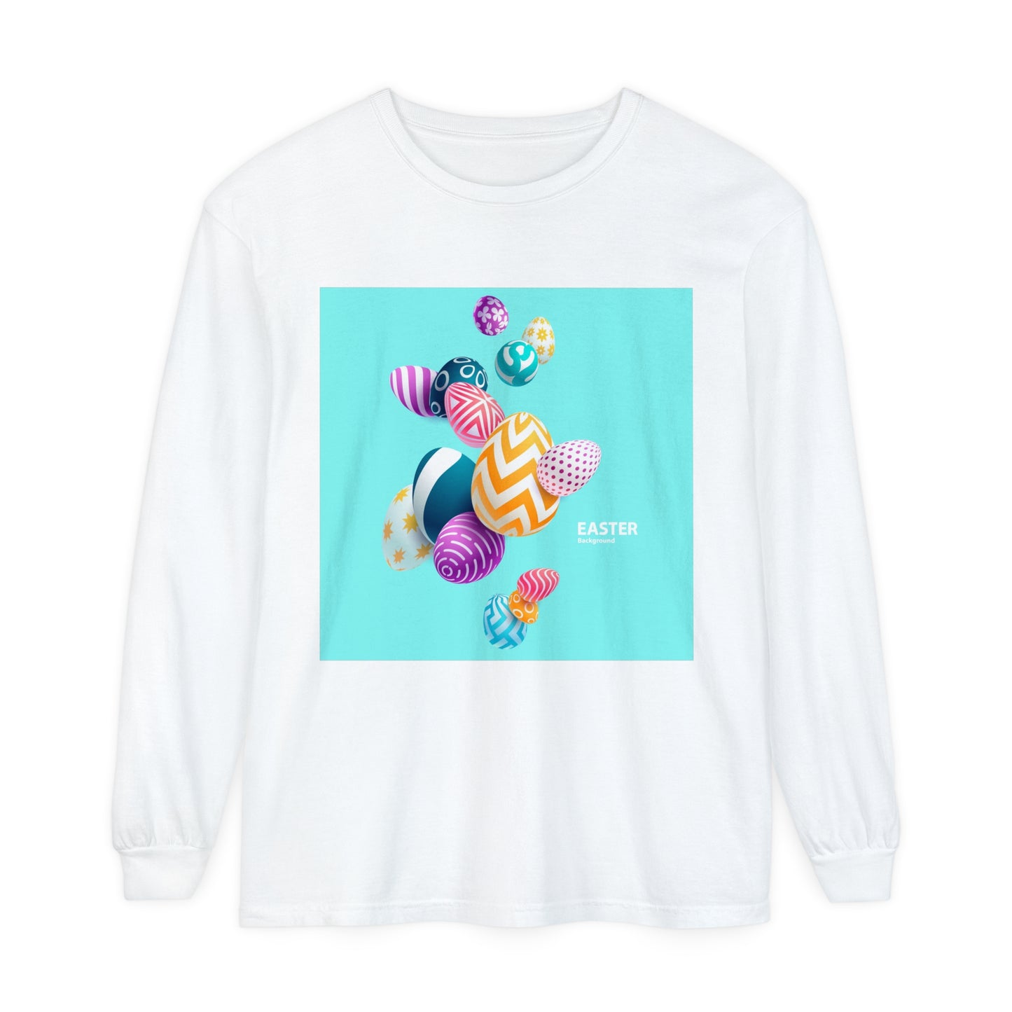 Unisex Garment-dyed Long Sleeve T-Shirt